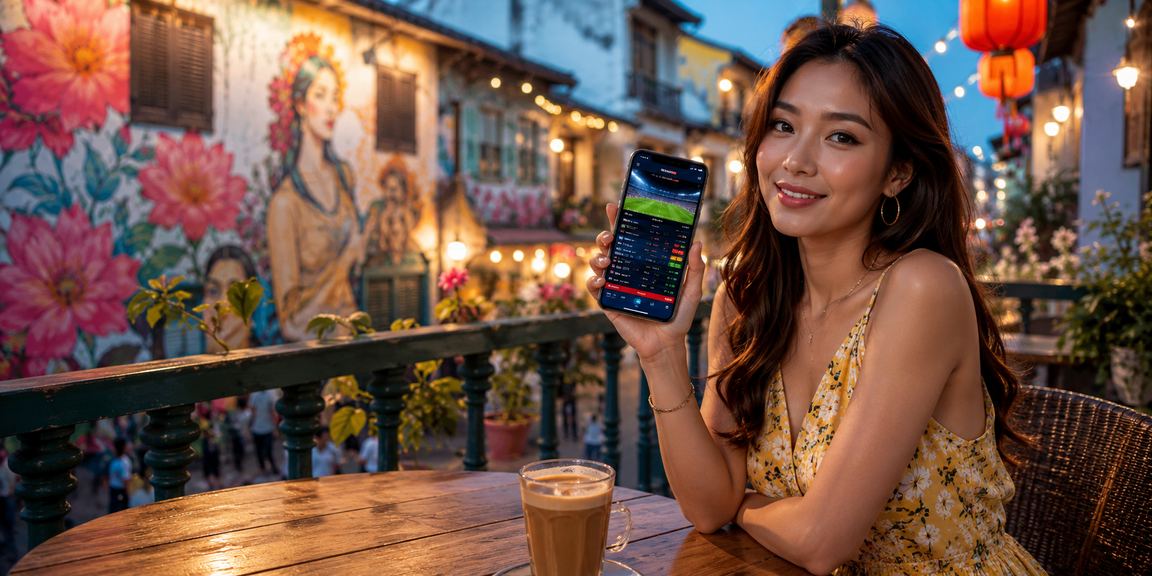 Pengguna Penang mengakses platform taruhan sukan melalui telefon mudah alih