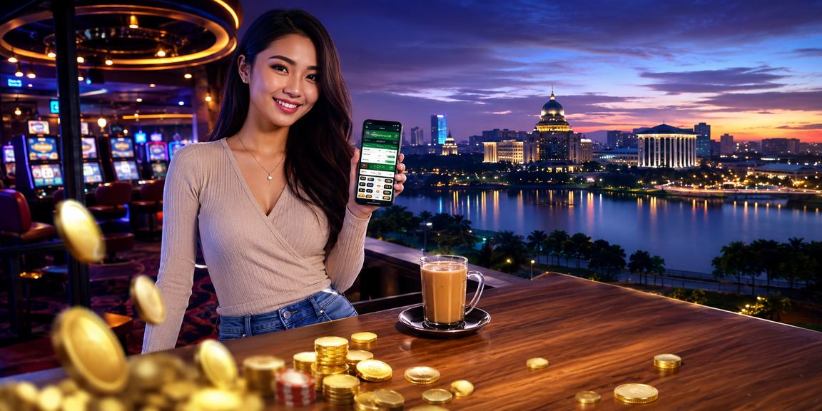Pengguna Putrajaya membuat deposit dan bermain slot kasino mudah alih