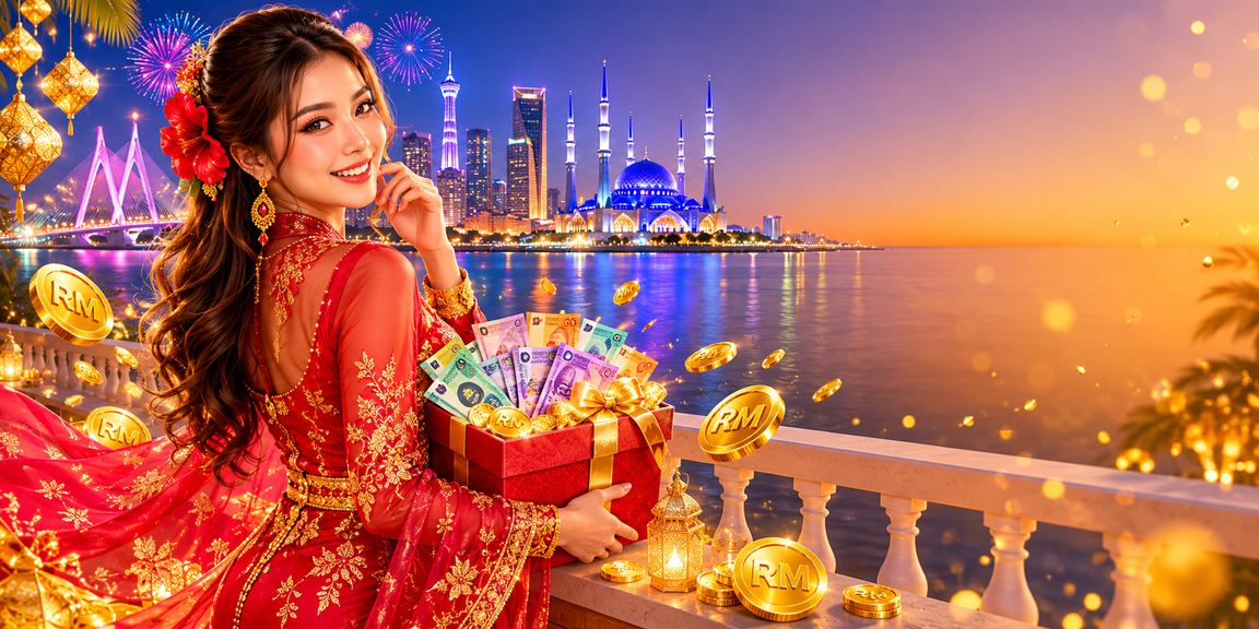 Suasana perayaan Hari Raya di kasino Selangor dengan slot menarik